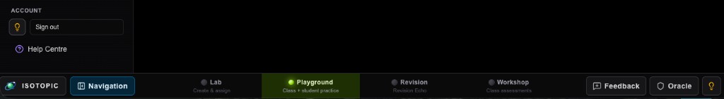 Module footer with Lab, Playground, Revision, Workshop, and Oracle